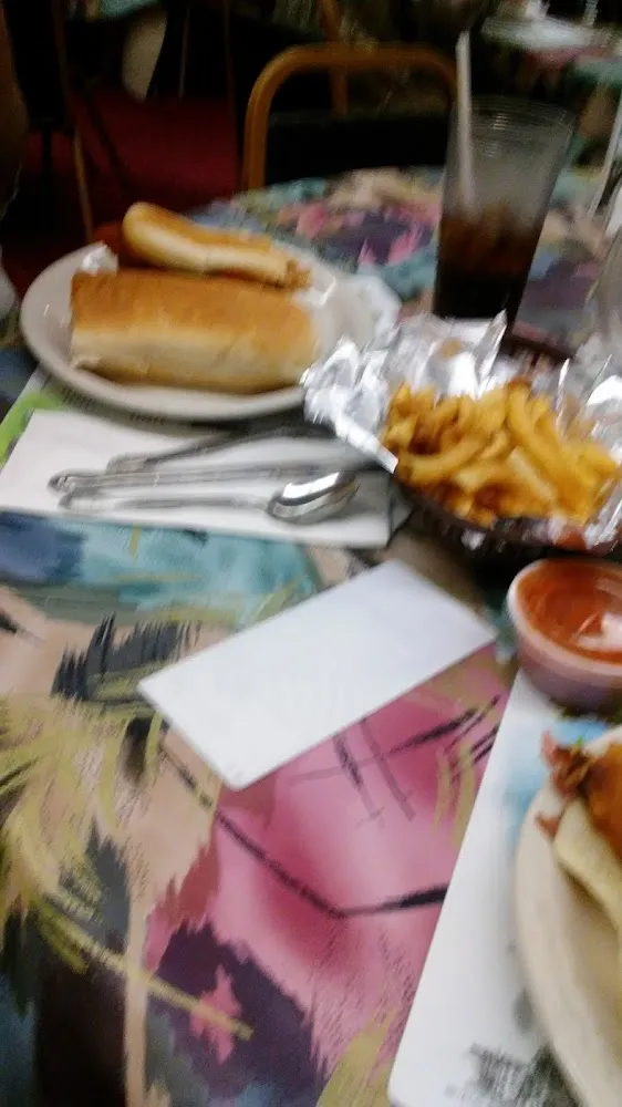 Chicken Finger Sub and Fries